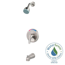 Load image into Gallery viewer, Pfister G89-030K Pfirst Series Tub &amp; Shower Faucet Trim Kit, Brushed Nickel
