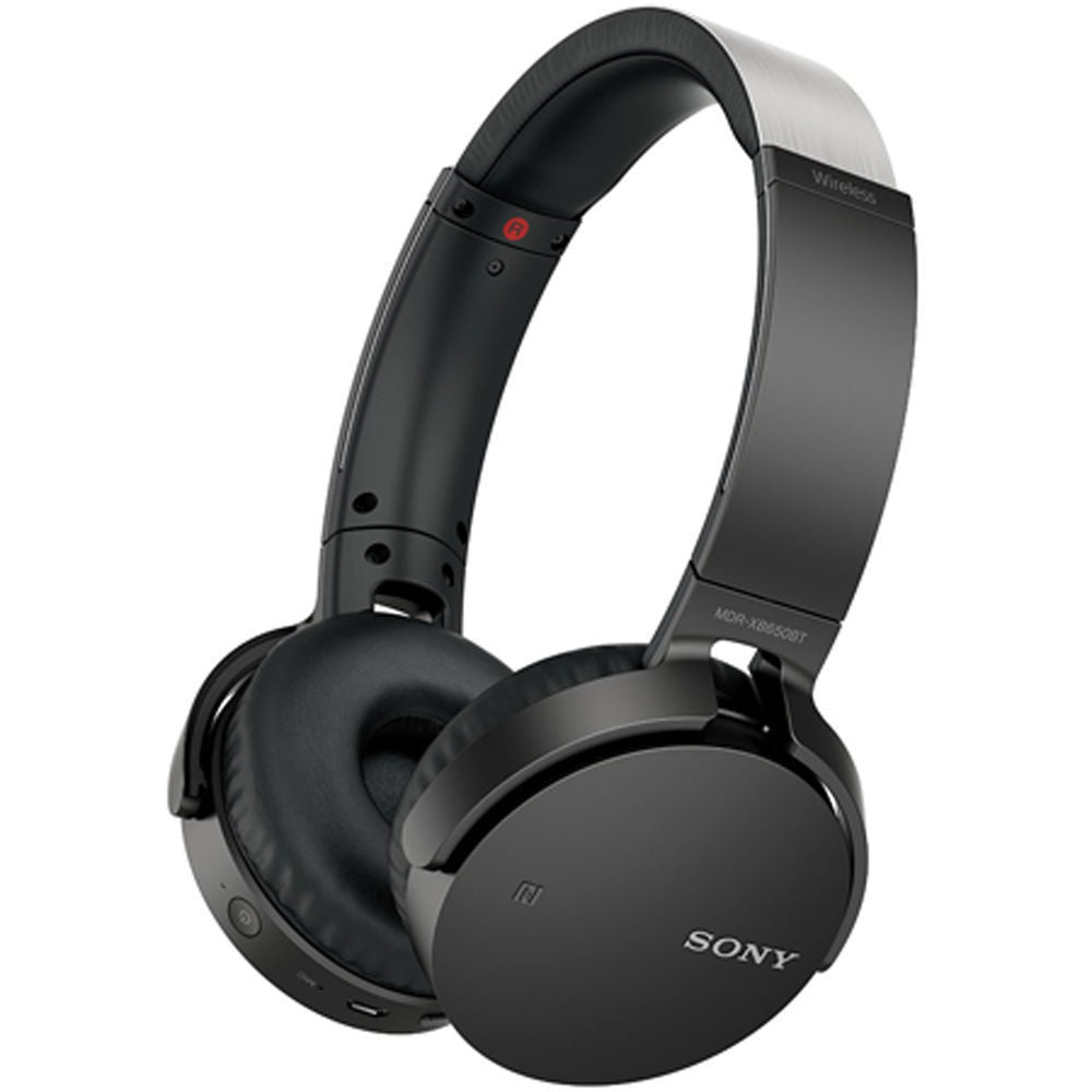 Sony MDR-XB650BT Extra Bass Bluetooth Wireless Sans Fil Headphones, Black