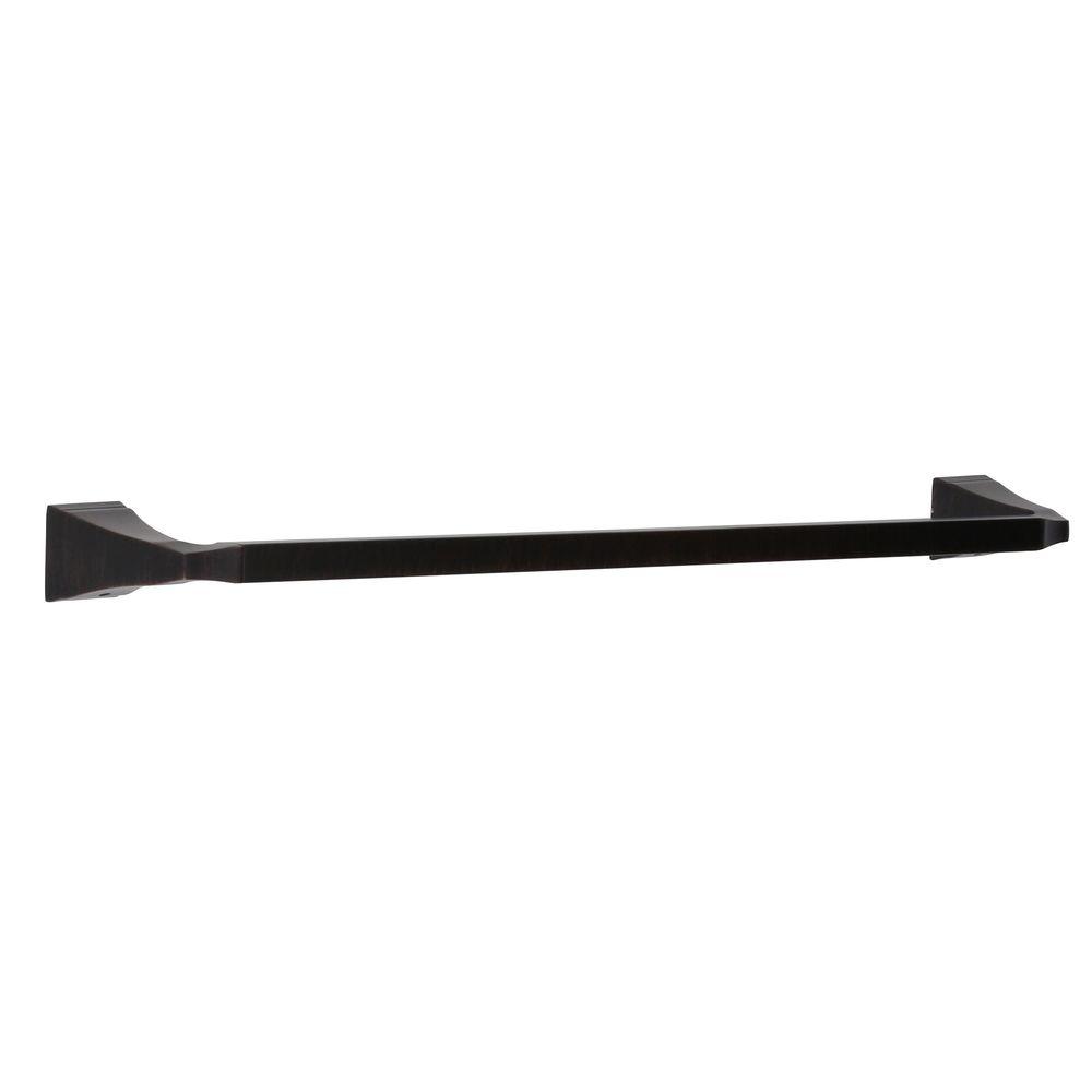 Delta Dryden 24 in. Towel Bar in SpotShield Venetian Bronze 128894